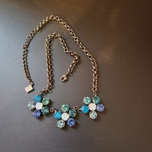 Crystal flower necklace
